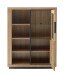 Wohnwand >Greno< (2-teilig) in Wildeiche - 275x142x54 (BxHxT)