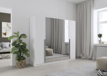 Drehtürenschrank >Alba< Hoteleinteilung 2...