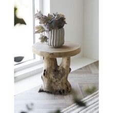 Beistelltisch >Palena< in braun, Teakholz -...
