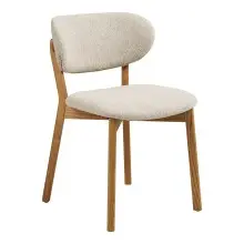 Esszimmerstuhl >Dunkirk< (2er-Set) in Natur / Beige...