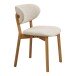 Esszimmerstuhl >Dunkirk< (2er-Set) in Natur / Beige - 52x82x59 (BxHxT)