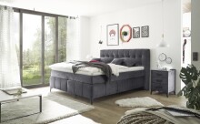 Boxspringbett >Oregon< Liegefläche 180x200 cm....