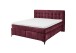 Boxspringbett >Oregon< Liegefläche 180x200 cm, H3/H4, in rot - 200x121x210cm (BxHxT)