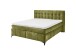 Boxspringbett >Oregon< Liegefläche 180x200 cm, H3/H4, in olivgrün - 200x121x210 (BxHxT)