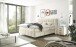Boxspringbett >Oregon< Liegefläche 180x200 cm, H3/H4, in creme - 200x121x210cm (BxHxT)