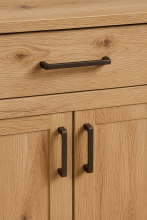 Sideboard >Lupo< in Sanremo Dekor, Holzwerkstoff - 127x89x42cm (BxHxT)