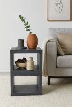 Regalwürfel >Mix< in graphit Dekor - 26x26x22cm (BxHxT)