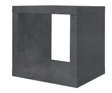 Regalwürfel >Mix< in graphit Dekor -...