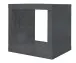 Regalwürfel >Mix< in graphit Dekor - 26x26x22cm (BxHxT)