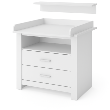 Babyzimmer-Komplettset >Nana< (4er-Set) in weiss matt - 104x97x71 (BxHxT)