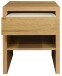 Nachtkommode >Five< Beistelltisch, 1 Schublade, Eiche sanremo hell - 44x52x36 (BxHxT)