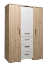 Drehtürenschrank >Micha< in asteiche / artisan...