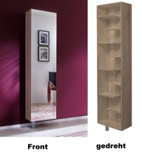 Schuhschrank >Woody< drehbar, eiche dekor...