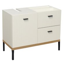 Waschbeckenunterschrank >Coco< in Asteiche Dekor /...