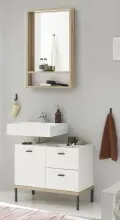 Badezimmer-Set >Coco< (2-teilig) in Asteiche Dekor...