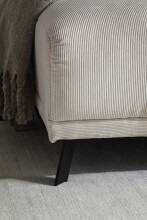 Polstergarnitur >Sally< Sitztiefen + Kopfetilverstellung, creme - 285x79x201cm (BxHxT)