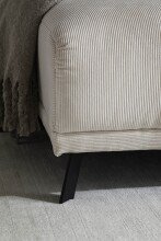 Polstergarnitur >Sally< Sitztiefen + Kopfetilverstellung, creme - 285x79x201cm (BxHxT)