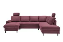 Wohnlandschaft >Pris< U-Form, Funktionen, fuchsia -...