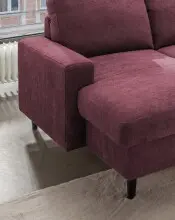 Wohnlandschaft >Pris< U-Form, Funktionen, fuchsia -...