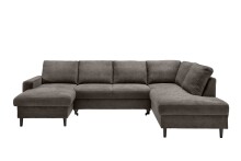 Wohnlandschaft >Pris<  U-Form, Funktionen - 153x305x75x200 (LxBxHxT)