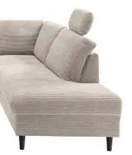 Wohnlandschaft >Pris< U-Form, Funktionenn, cord...