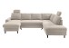 Wohnlandschaft >Pris< U-Form, Funktionenn, cord beige - 153x305x75x200 (LxBxHxT)