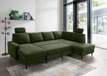 Wohnlandschaft >Pris< U-Form, Funktionen, cord...