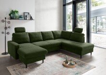 Wohnlandschaft >Pris< U-Form, Funktionen, cord...