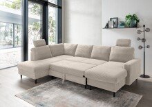 Wohnlandschaft >Pris< U-Form, Funktionen, cord...