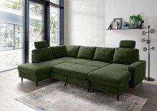 Wohnlandschaft >Pris< U-Form, Funktionen, cord...