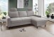 Ecksofa >Pris< Schlaffunktion, Stauraum, grau - 234x88x147 (BxHxT)