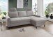 Ecksofa >Pris< Schlaffunktion, Stauraum, grau - 234x88x147 (BxHxT)