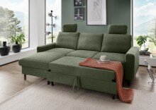 Ecksofa >Pris< Schlaffunktion, Stauraum,...