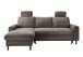Ecksofa >Pris< Schlaffunktion, Stauraum, anthrazit - 234x88x147 (BxHxT)
