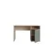 Schreibtisch >CAPAIA< in Riva Eicha Dekor / Salbei - 123,6x75,5x52,7cm (BxHxT)