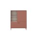 Kommode >MILLES< in Terrakotta - 103,9x124,8x41,5cm (BxHxT)