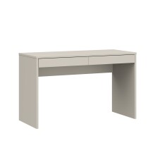 Schreibtisch >MILLES < in Sandfarbig - 124,8x77,3x53,1cm (BxHxT)