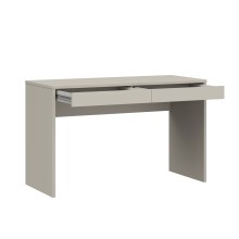 Schreibtisch >MILLES < in Sandfarbig - 124,8x77,3x53,1cm (BxHxT)