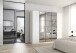 Drehtürenschrank >Acero< in alpinweiß / Spiegel - 226x210x54 (BxHxT)