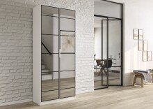 Drehtürenschrank >Acero< in Spiegel /...