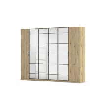 Drehtürenschrank >Acero< in Eiche Artisan /...