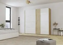 Schwebetürenschrank >Mosbach< in Glas...