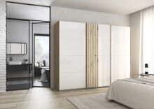 Schwebetürenschrank >Mosbach< in Glas...