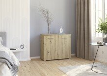 Kommode >Mosbach< in Eiche Artisan, Holzwerkstoff -...