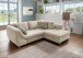Polsterecke >Allin< Bettfunktion, beige / grau-braun, Cord - 250x66x190cm (BxHxT)