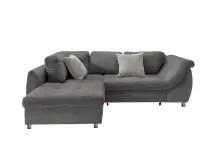 Polsterecke >Allin< Schlaffunktion, grau / silber ,...