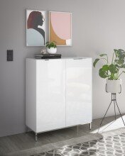 Kommode >Santorin< inkl. Gestell, in Weiß - 90x112x40cm (BxHxT)