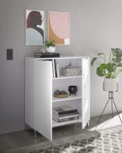 Kommode >Santorin< inkl. Gestell, in Weiß - 90x112x40cm (BxHxT)