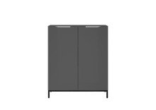 Kommode >Santorin< inkl. Gestell, in Anthrazit - 90x112x40cm (BxHxT)