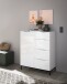 Kombikommode >Santorin< inkl. Gestell, in Weiß - 90x112x40cm (BxHxT)